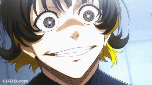 Close Up Face With Big Eyes And Smile GIF