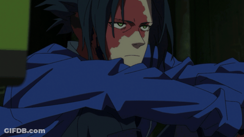 Close Up Face With Blue Jacket GIF