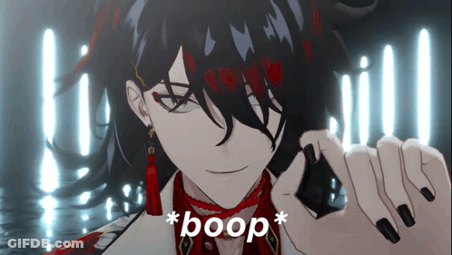 Close Up Face With Boop GIF