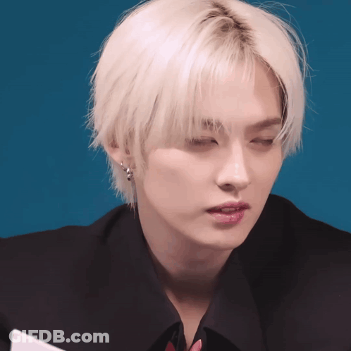 Close Up Face With Eyes Closed GIF