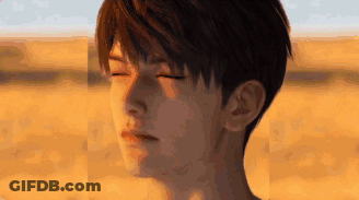 Close Up Face With Eyes Closed GIF