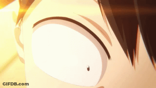 Close Up Face With Eyes Open GIF