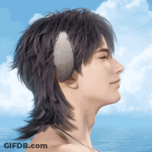 Close Up Face With Feather In Hair GIF