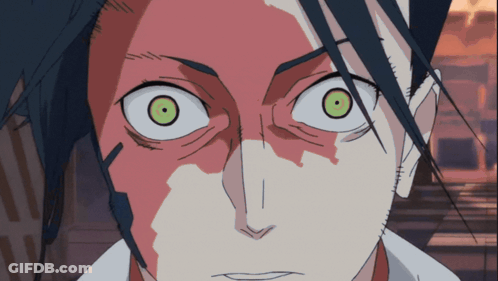 Close Up Face With Green Eye GIF
