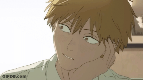 Close Up Face With Hand On Chin GIF