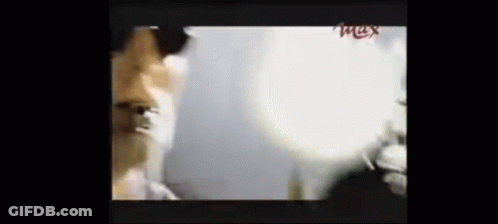 Close Up Face With Light Coming Out GIF