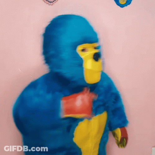 Close Up Face With LittleBratCiel Watermark GIF