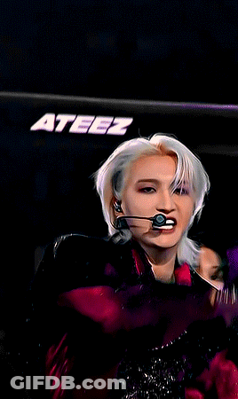 Close Up Face With Microphone GIF