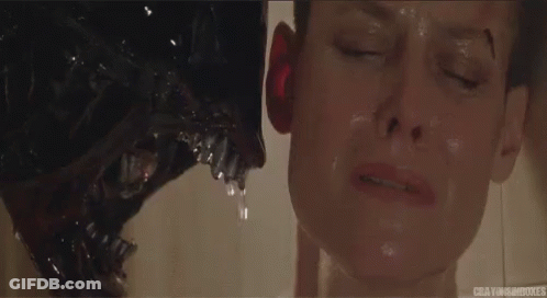 Close Up Face With Monster Mouth Coming Out GIF