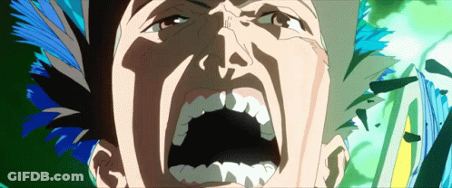 Close Up Face With Mouth Wide Open GIF