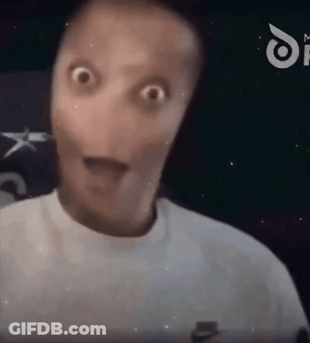 Close Up Face With Nike Logo GIF