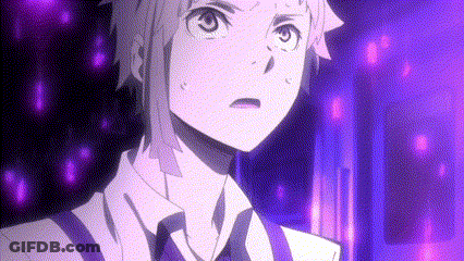 Close Up Face With Purple Background And Purple Tie GIF
