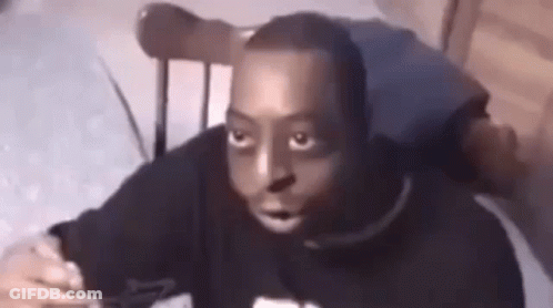 Close Up Face With Red And Black Shirt GIF