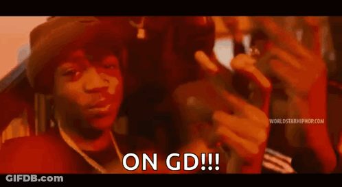 Close Up Face With Red Background And On Gd GIF