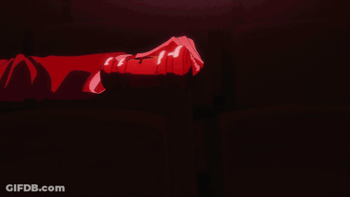 Close Up Face With Red Eyes Black Background GIF
