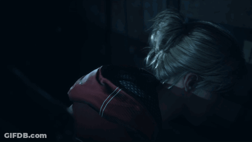 Close Up Face With Red Jacket GIF