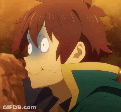 Close-Up Face With Shadow Behind GIF