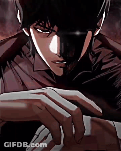 Close-Up Face With Shadow GIF