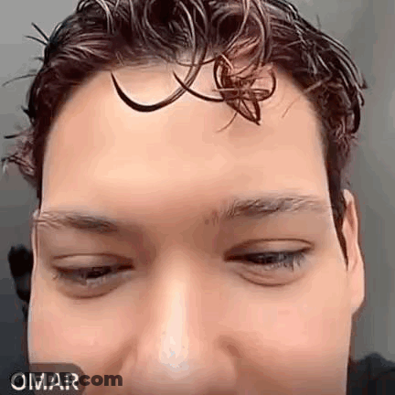 Close Up Face With Spider GIF