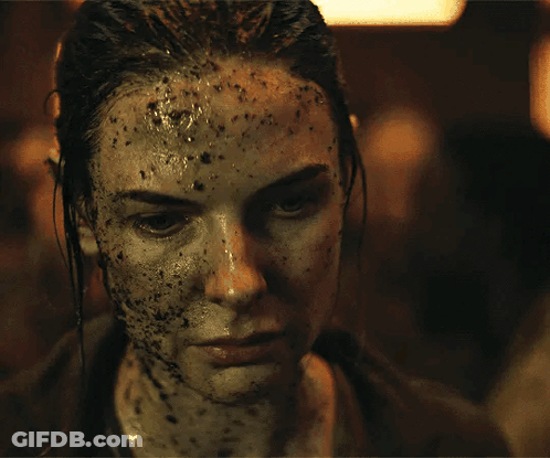 Close Up Face With Spots GIF