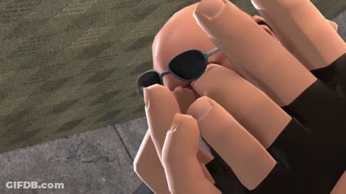 Close Up Face With Sunglasses GIF