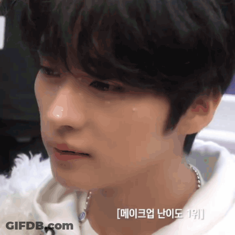 Close Up Face With Tear Running Down Nose GIF