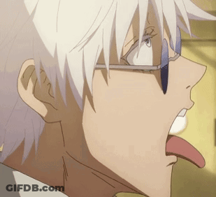 Close Up Face With Tongue Hanging Out GIF