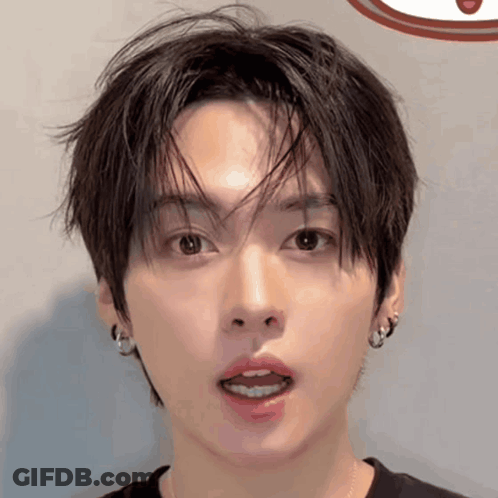 Close Up Face With Tongue Sticking Out GIF