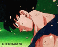 Close Up Face With Water Drops GIF
