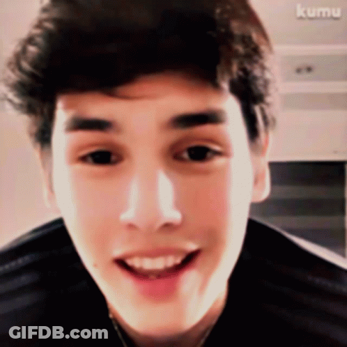 Close Up Face With Word Kumu GIF