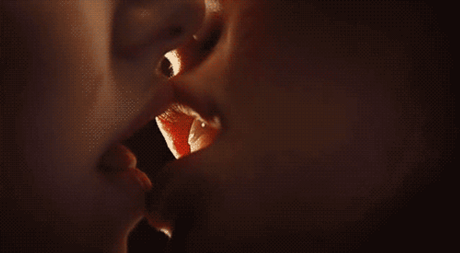 Close Up French Kisses GIF