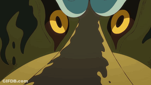 Close Up Frog Eyes With Dirt Spots GIF