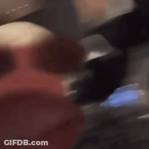 Close Up Funny Face With Open Mouth And Big Lips GIF