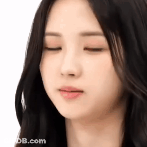 Close Up Girl Eyes Closed GIF