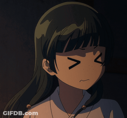 Close-Up Girl Smirking GIF