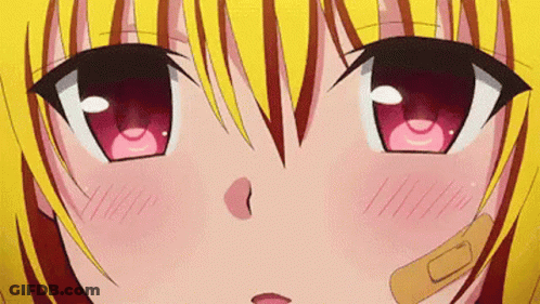 Close-Up Girl With Neck Bandage GIF