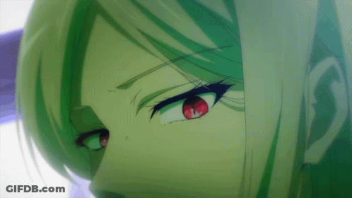 Close Up Girl With Red Eyes GIF