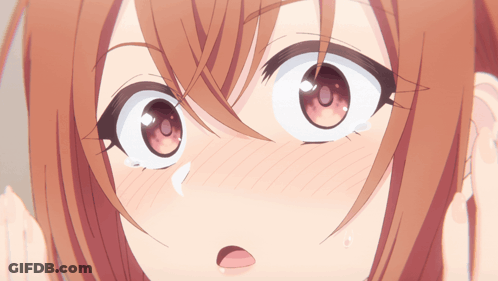 Close Up Girl With Tear From Nose GIF