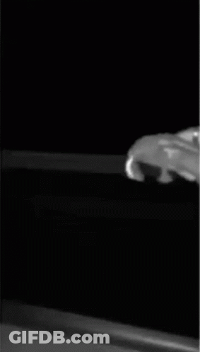 Close Up Hand Holding Remote Control Black And White GIF