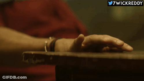 Close Up Hand With 7Wickreddy GIF