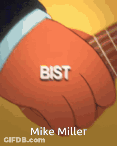 Close Up Hand With Name Mike Miller GIF