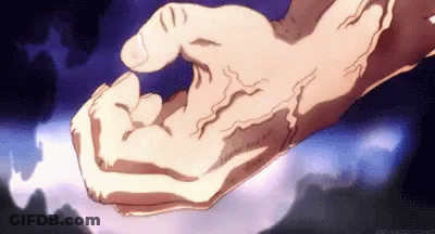 Close Up Hand With Purple Background GIF