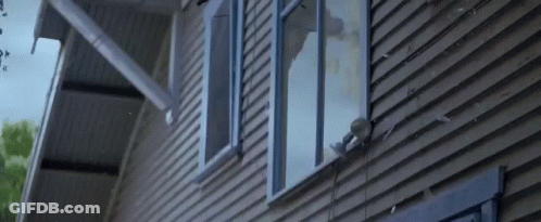 Close Up House With Many Windows GIF