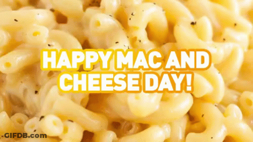 Close Up Macaroni And Cheese Happy Mac And Cheese Day GIF