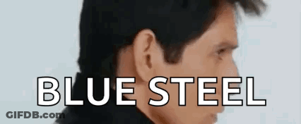 Close Up Man Blue Steel GIF