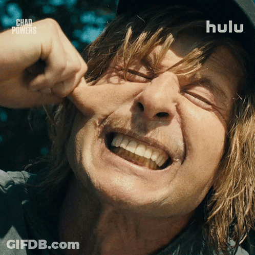 Close Up Man Chad Powers GIF