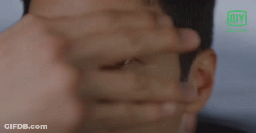 Close Up Man Covering Eyes GIF