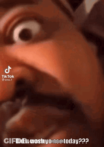 Close Up Man Did You Wash Your Mouth GIF