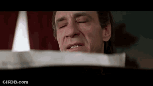 Close Up Man Eyes Closed Mouth Open GIF