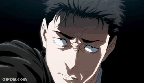 Close Up Man Face Black Background GIF